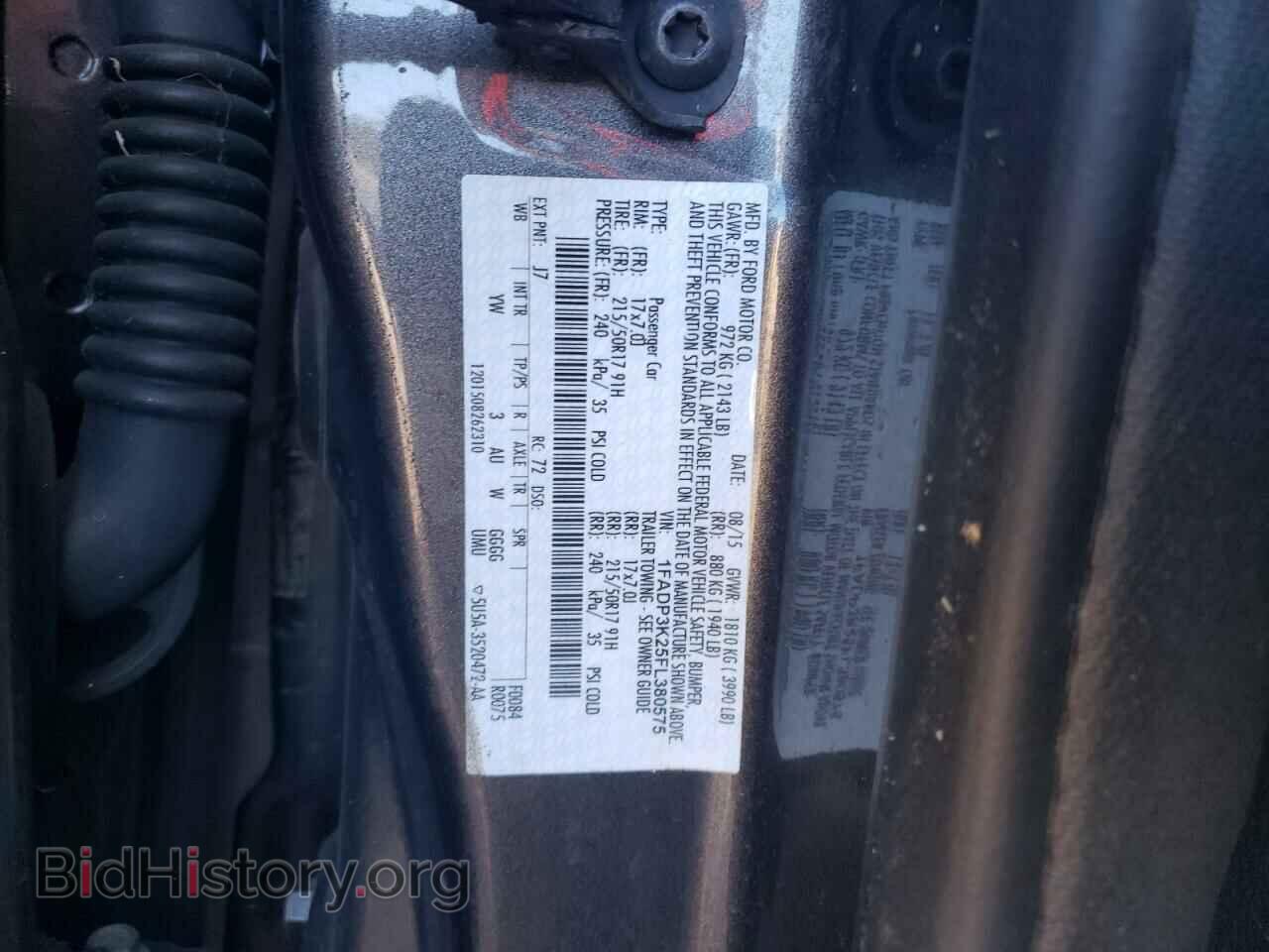 2015 FORD FOCUS - VIN: 1FADP3K25FL380575 - Фото 12