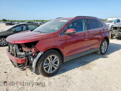 2015 Ford EDGE SEL, red — VIN 2FMTK3J88FBB20743, Copart