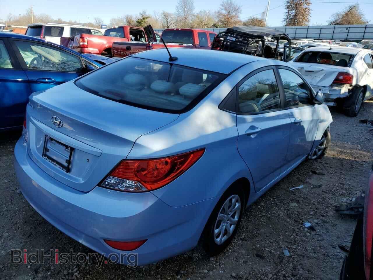 2014 HYUNDAI ACCENT - VIN: KMHCT4AE2EU673213 - Фото 3