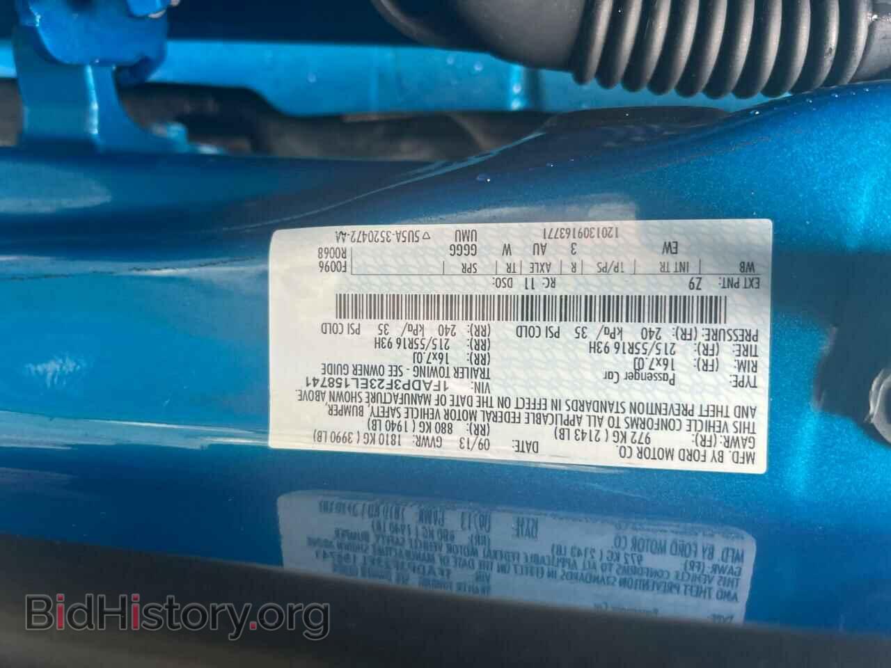 2014 FORD FOCUS - VIN: 1FADP3F23EL158741 - Фото 10