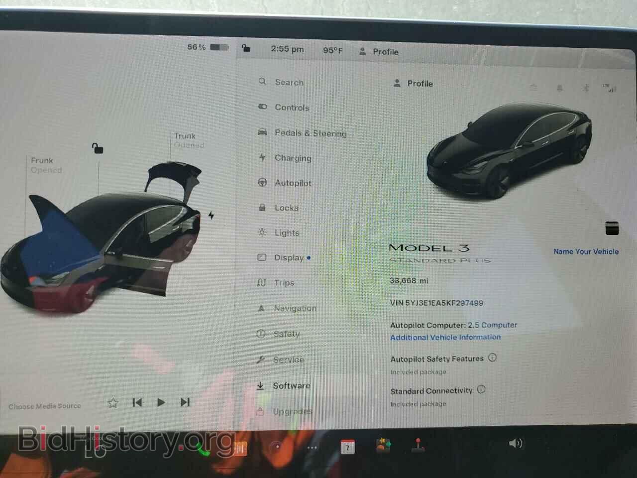 2019 TESLA MODEL 3 - VIN: 5YJ3E1EA5KF297499 - Фото 9