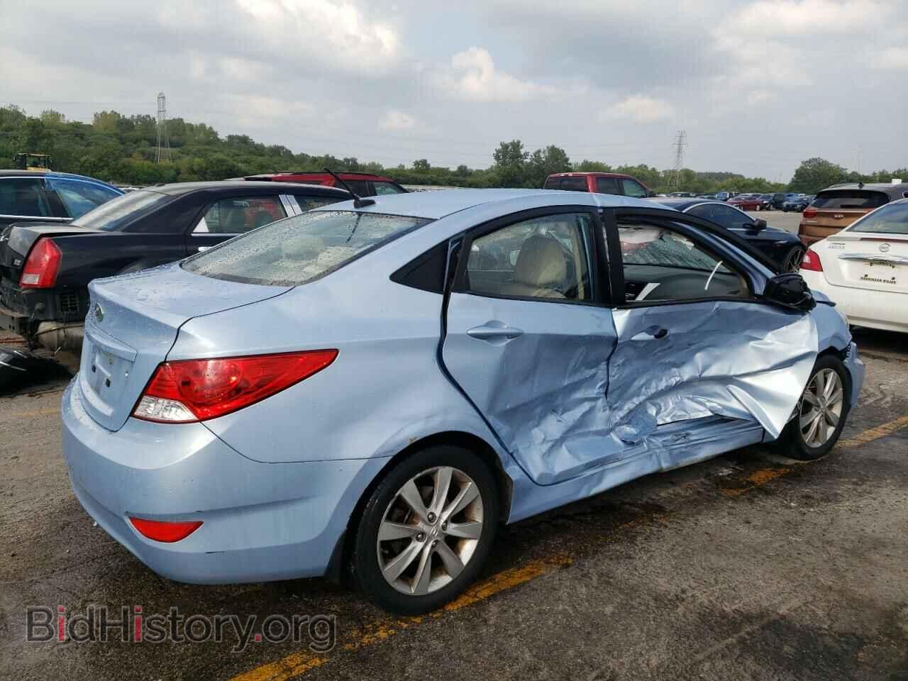 2012 HYUNDAI ACCENT - VIN: KMHCU4AE9CU244841 - Фото 3