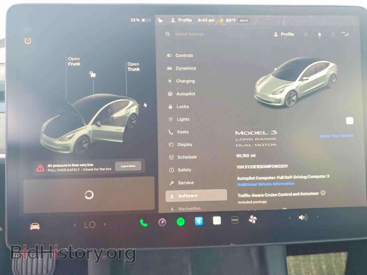 2021 TESLA MODEL 3 - VIN: 5YJ3E1EBXMF090201 - Photo 9