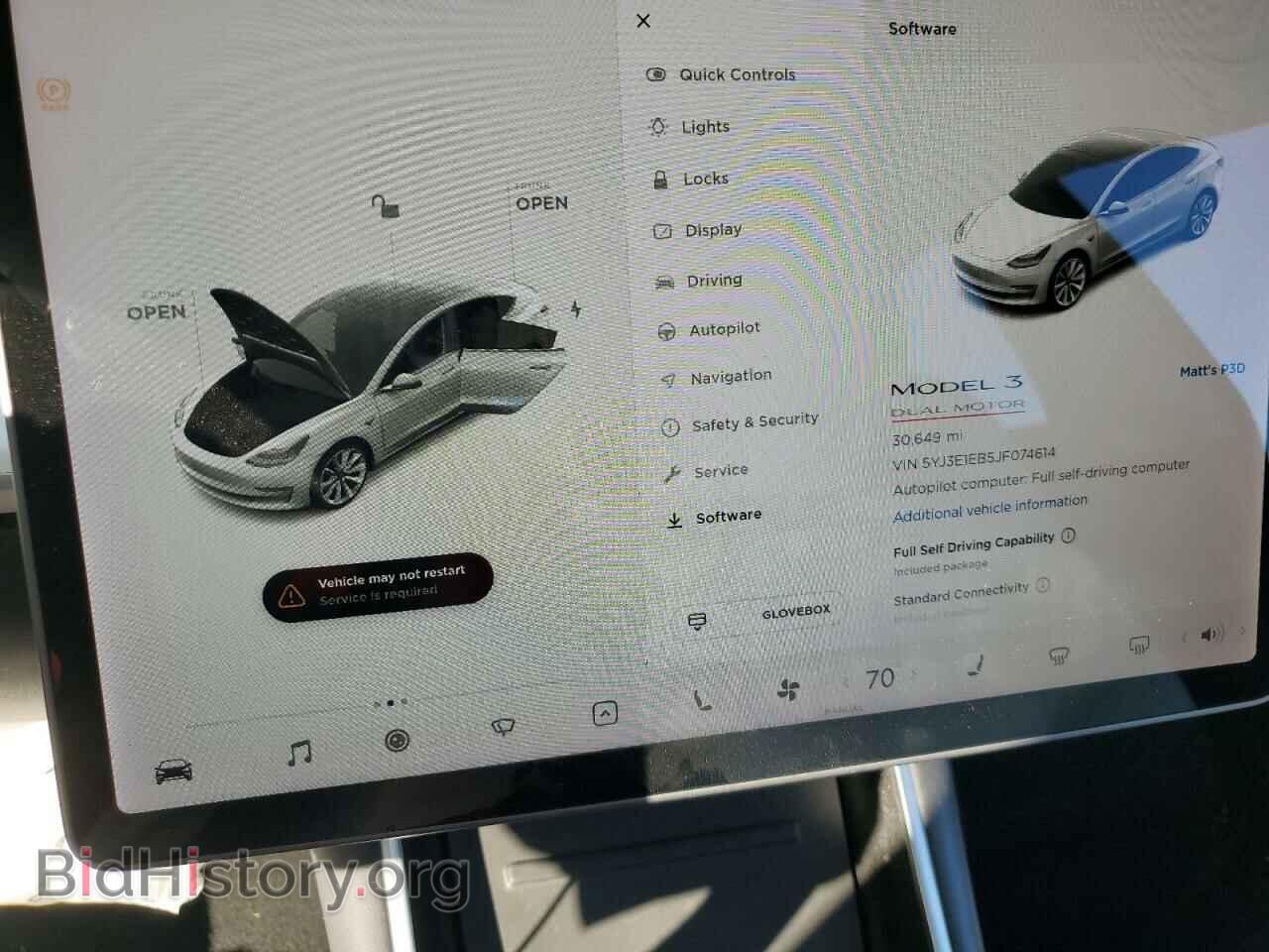 2018 TESLA MODEL 3 - VIN: 5YJ3E1EB5JF074614 - Фото 9