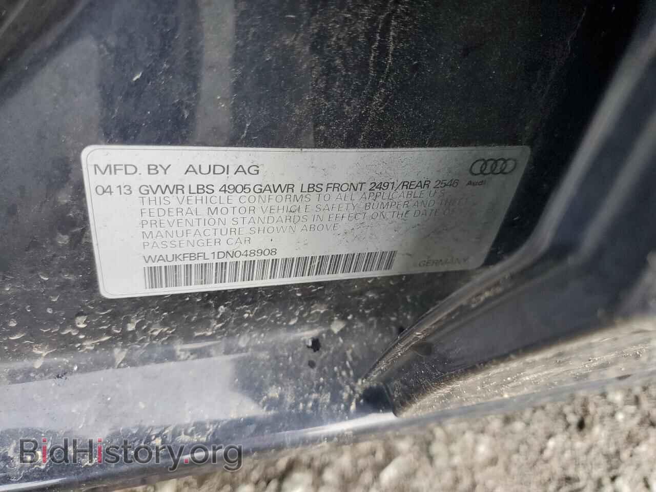 2013 AUDI A4 - VIN: WAUKFBFL1DN048908 - Photo 12