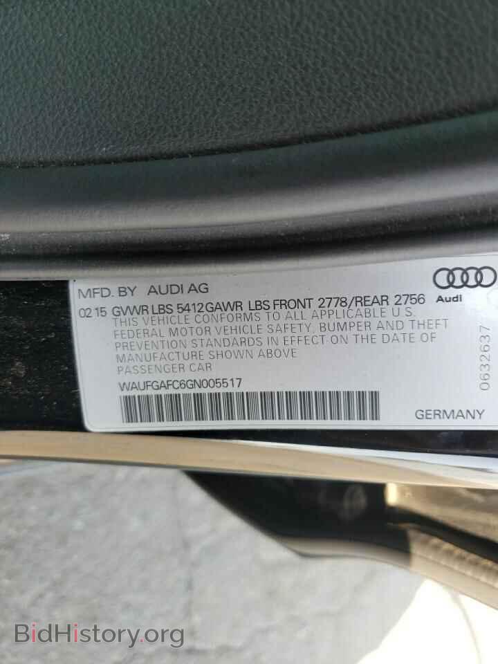 2016 AUDI A6 - VIN: WAUFGAFC6GN005517 - Фото 13