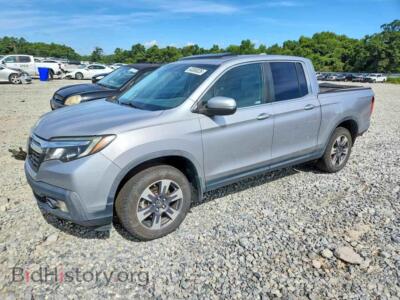 2019 Honda RIDGELINE RTL, silver — VIN 5FPYK3F64KB025652, Copart
