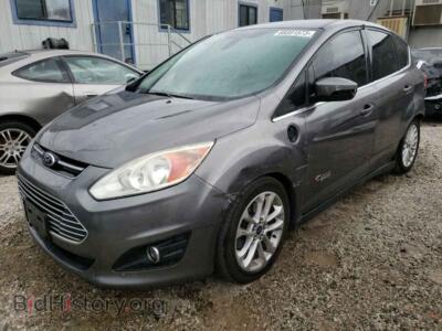2014 Ford CMAX C-Max, gray — VIN 1FADP5CU1EL521233, Copart