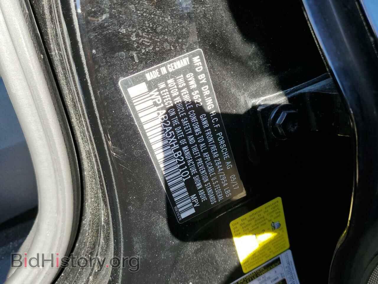 2017 PORSCHE MACAN - VIN: WP1AB2A5XHLB21101 - Photo 10