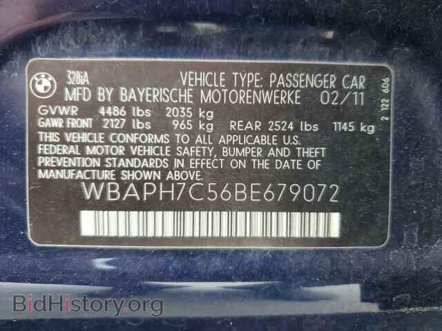 2011 BMW 3 SERIES - VIN: WBAPH7C56BE679072 - Фото 13