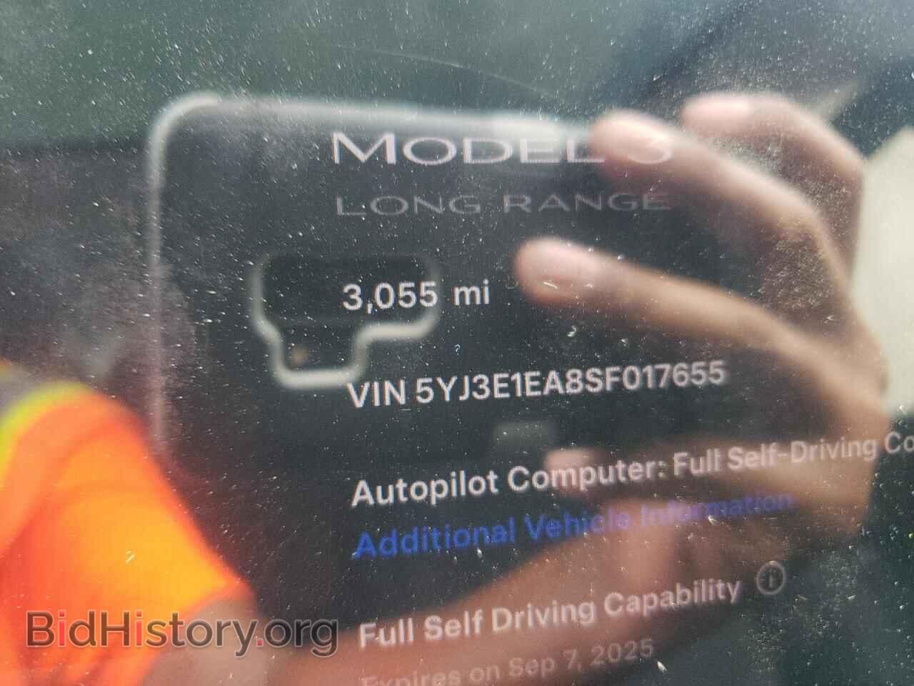 2025 TESLA MODEL 3 - VIN: 5YJ3E1EA8SF017655 - Photo 9