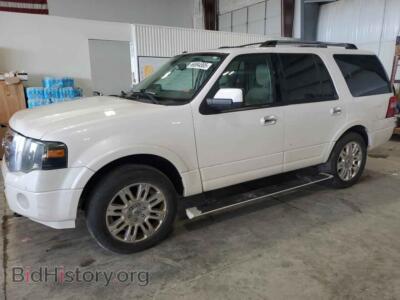 2012 Ford EXPEDITION Limited, white — VIN 1FMJU2A55CEF15528, Copart