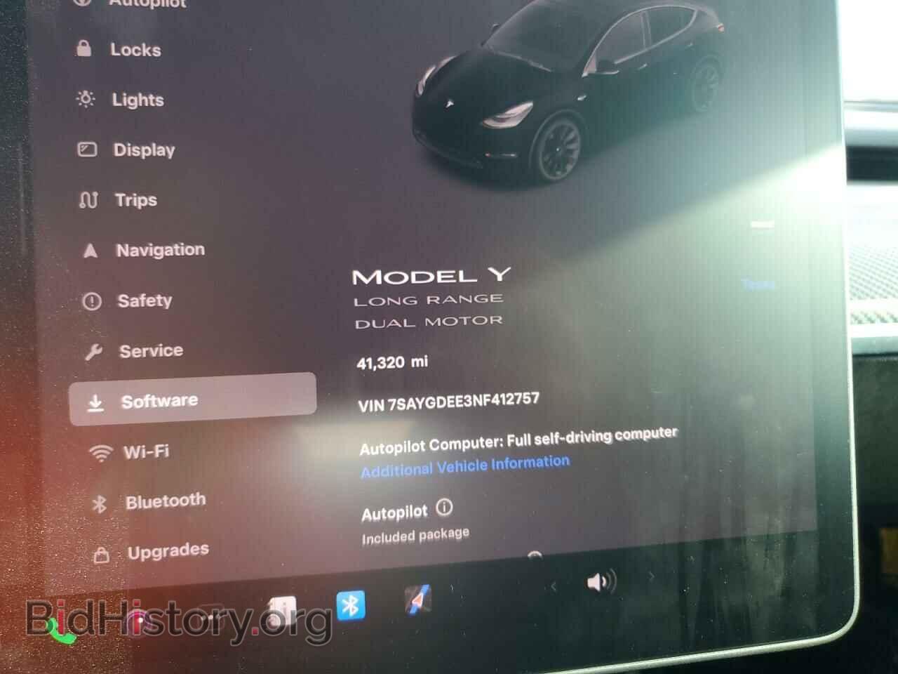 2022 TESLA MODEL Y - VIN: 7SAYGDEE3NF412757 - Фото 9