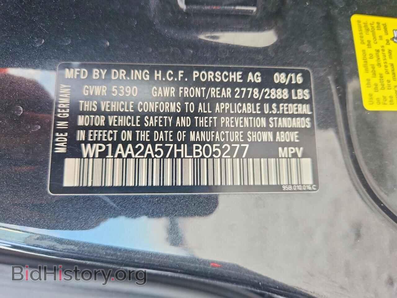 2017 PORSCHE MACAN - VIN: WP1AA2A57HLB05277 - Фото 13
