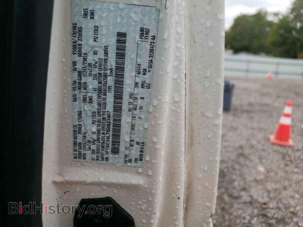 2006 FORD ECONOLINE - VIN: 1FTSE34L76DB23487 - Фото 10