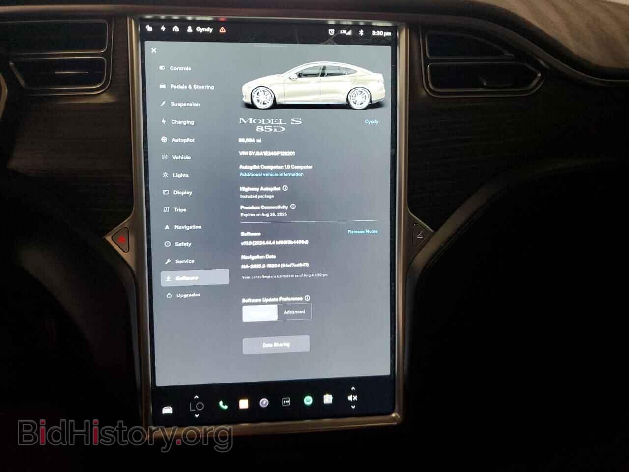 2016 TESLA MODEL S - VIN: 5YJSA1E24GF129201 - Photo 9