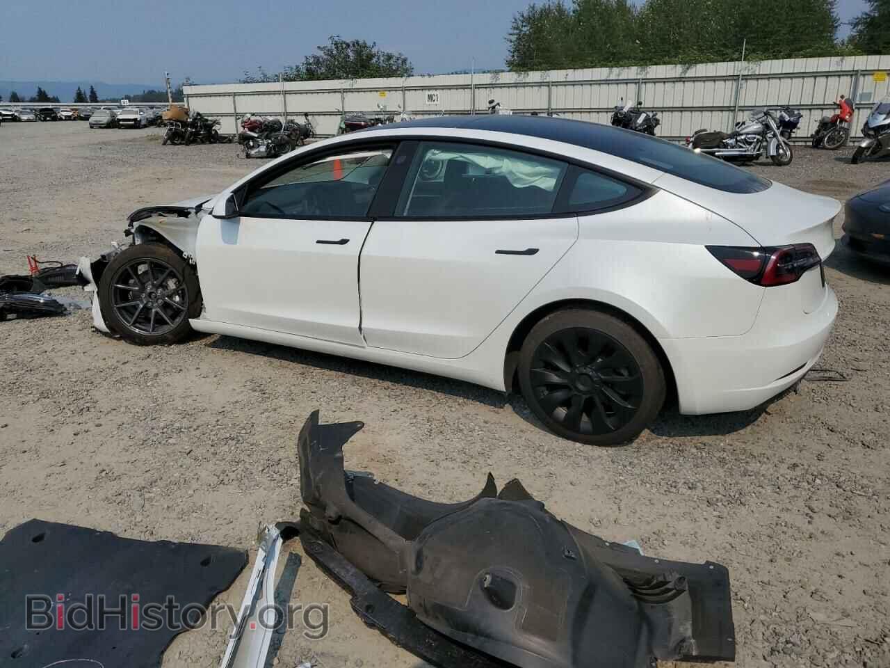 2022 TESLA MODEL 3 - VIN: 5YJ3E1EB0NF295107 - Фото 2