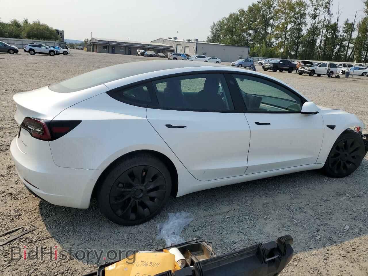 2022 TESLA MODEL 3 - VIN: 5YJ3E1EB0NF295107 - Фото 3