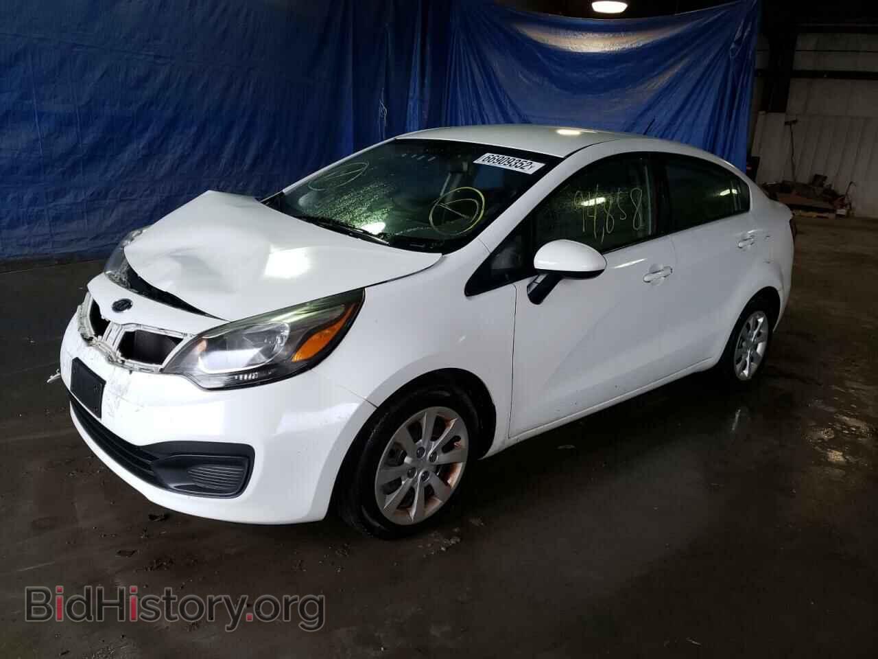 2012 KIA RIO - VIN: KNADN4A32C6058970 - Фото 2