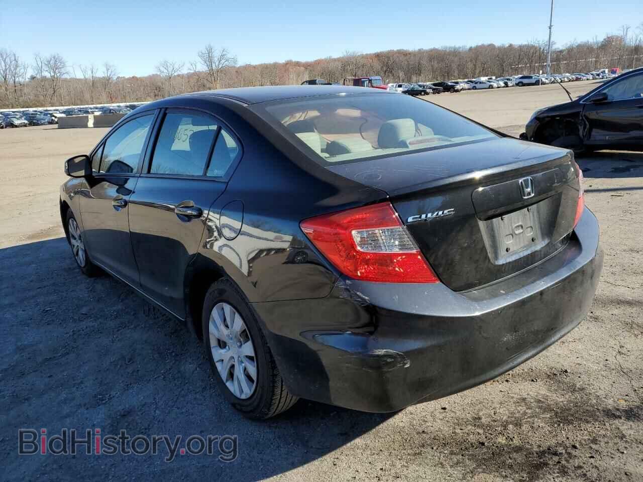 2012 HONDA CIVIC - VIN: 2HGFB2F54CH562875 - Фото 3