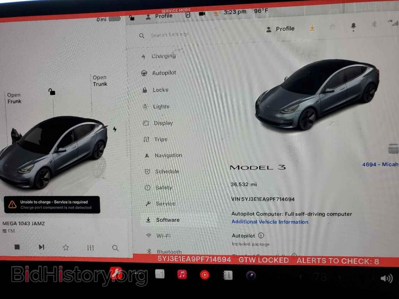 2023 TESLA MODEL 3 - VIN: 5YJ3E1EA9PF714694 - Photo 9