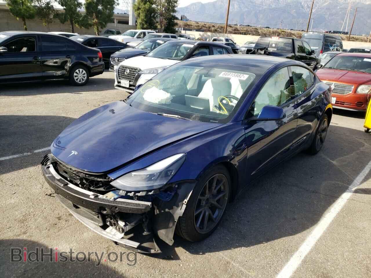 2022 TESLA MODEL 3 - VIN: 5YJ3E1EA5NF105177 - Photo 2
