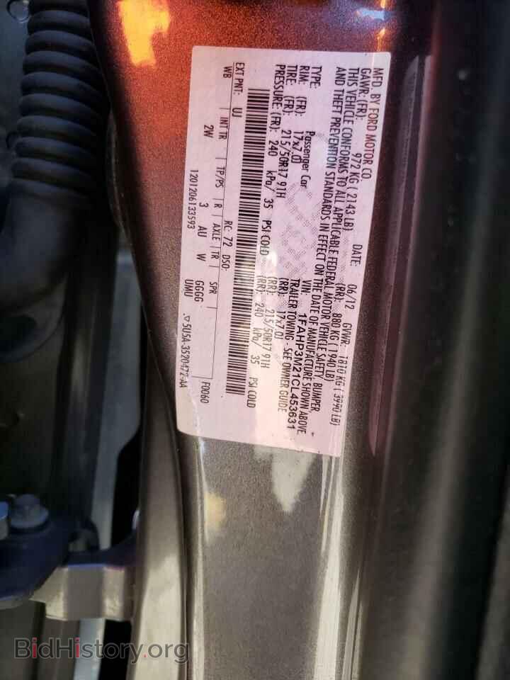 2012 FORD FOCUS - VIN: 1FAHP3M21CL453631 - Фото 12