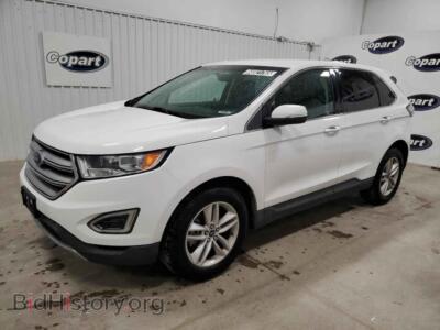 2018 Ford EDGE SEL, white — VIN 2FMPK3J90JBC40765, Copart