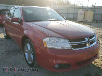 2012 Dodge AVENGER Avenger SX, red — VIN 1C3CDZEG6CN224381, Copart