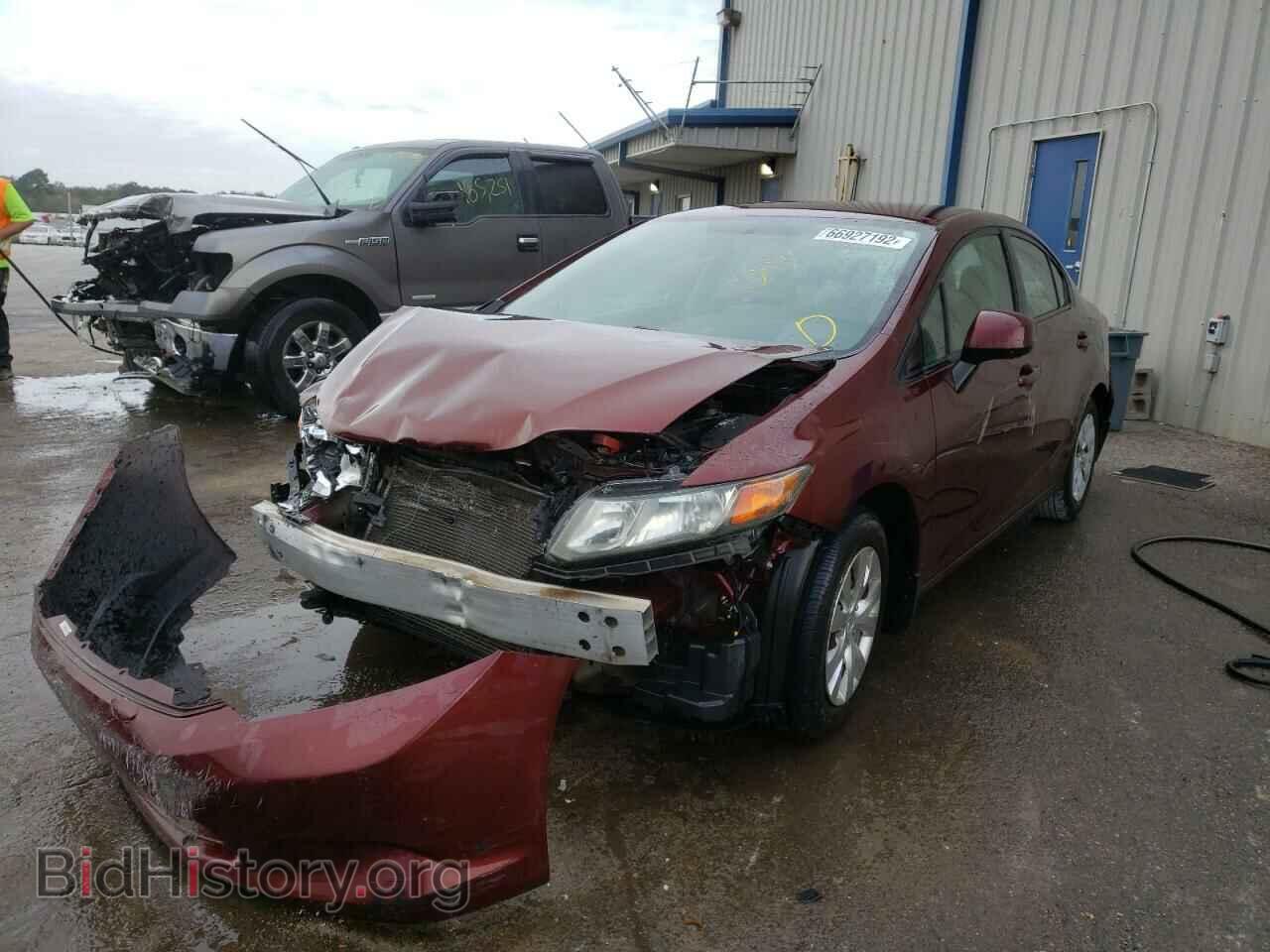 2012 HONDA CIVIC - VIN: 19XFB2F54CE073113 - Фото 2
