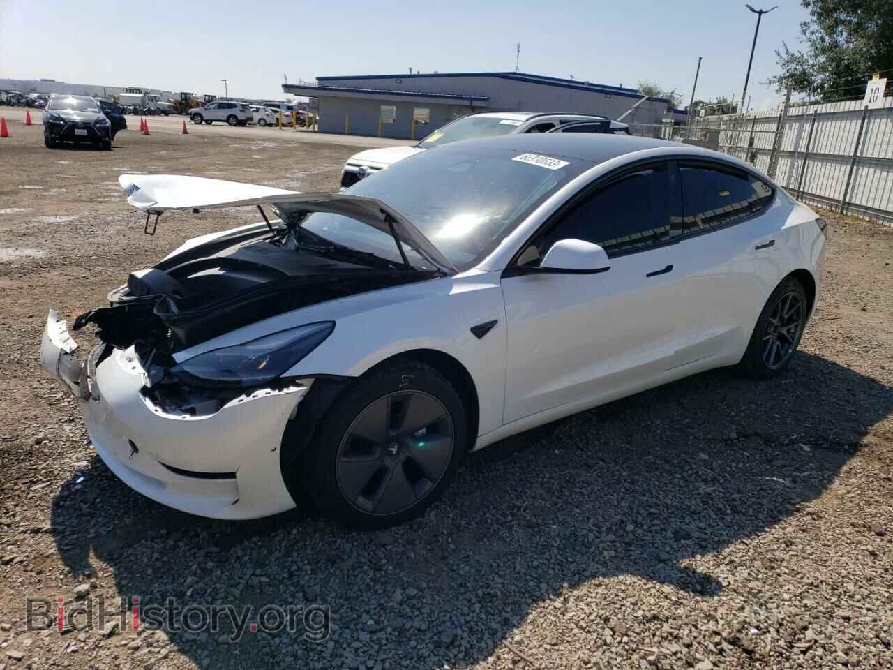 Photo 5YJ3E1EB3NF273733 - TESLA MODEL 3 2022