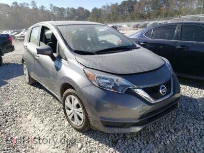 2018 Nissan VERSA Versa Note, gray — VIN 3N1CE2CP7JL370968, Copart