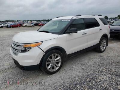 2013 Ford EXPLORER XLT, белый — VIN 1FM5K8D8XDGA78695, Copart