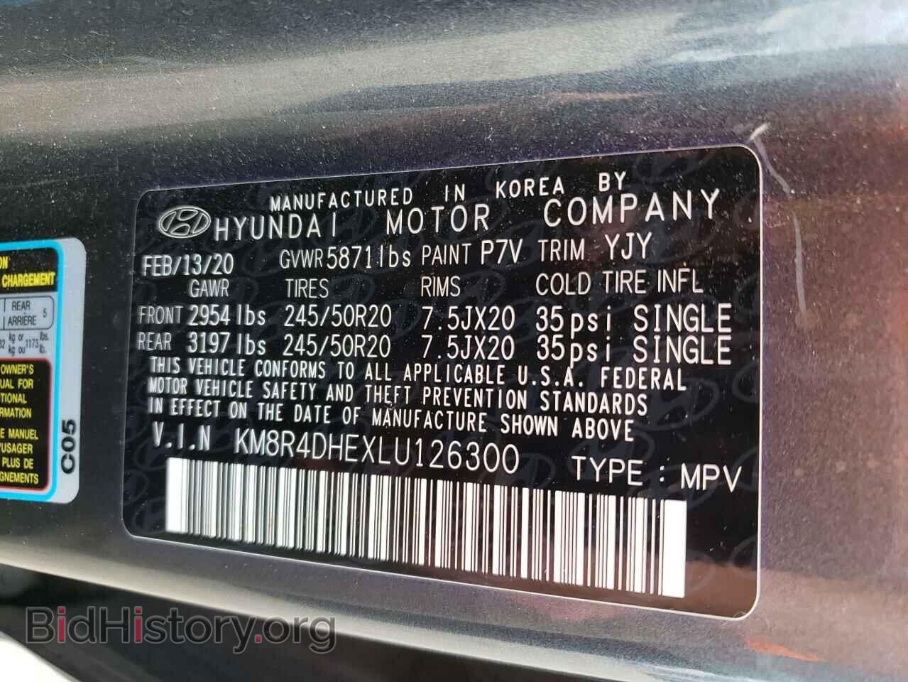 2020 HYUNDAI PALISADE - VIN: KM8R4DHEXLU126300 - Фото 13