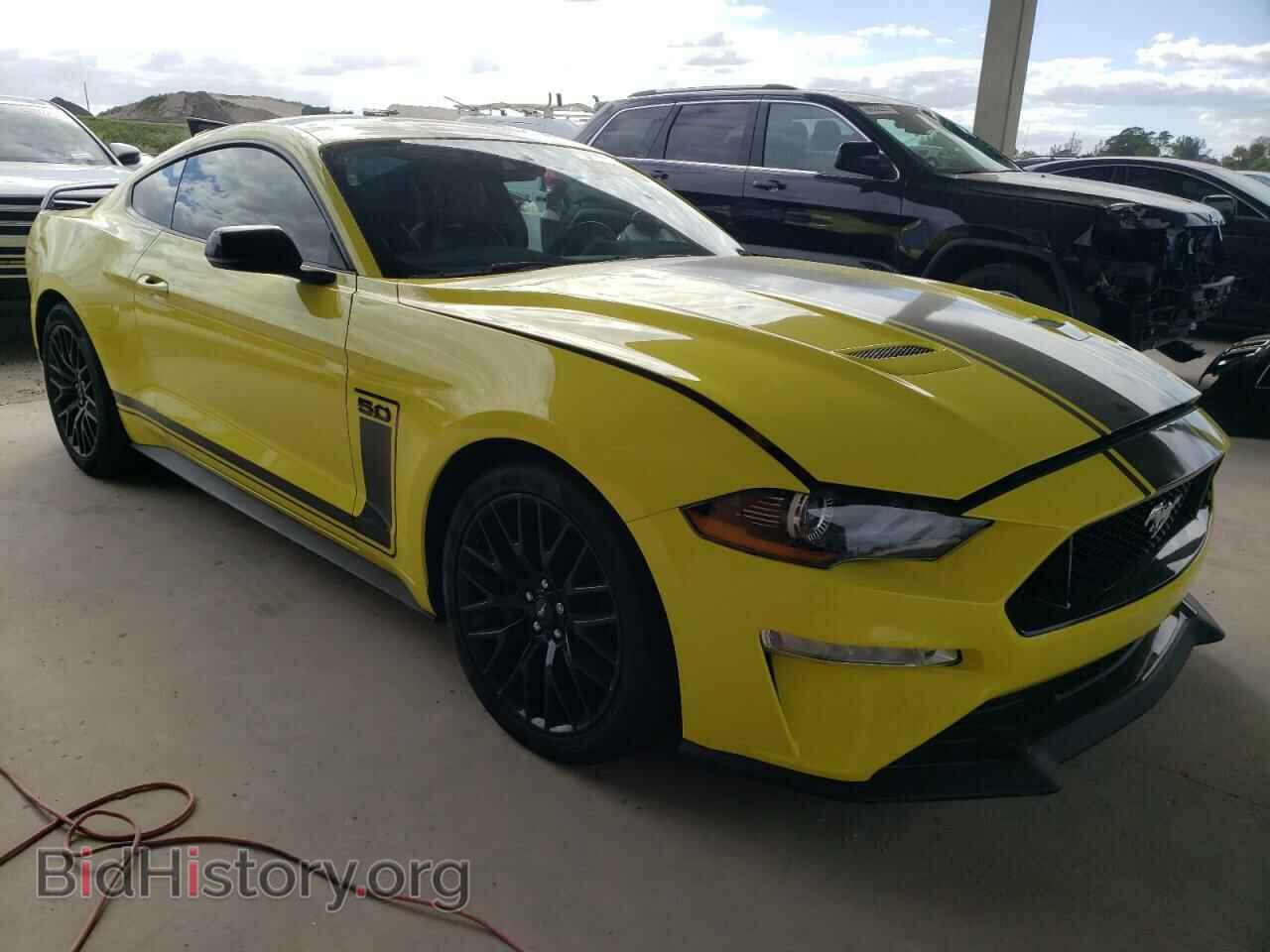Photo 1FA6P8CF4M5110262 - FORD MUSTANG 2021