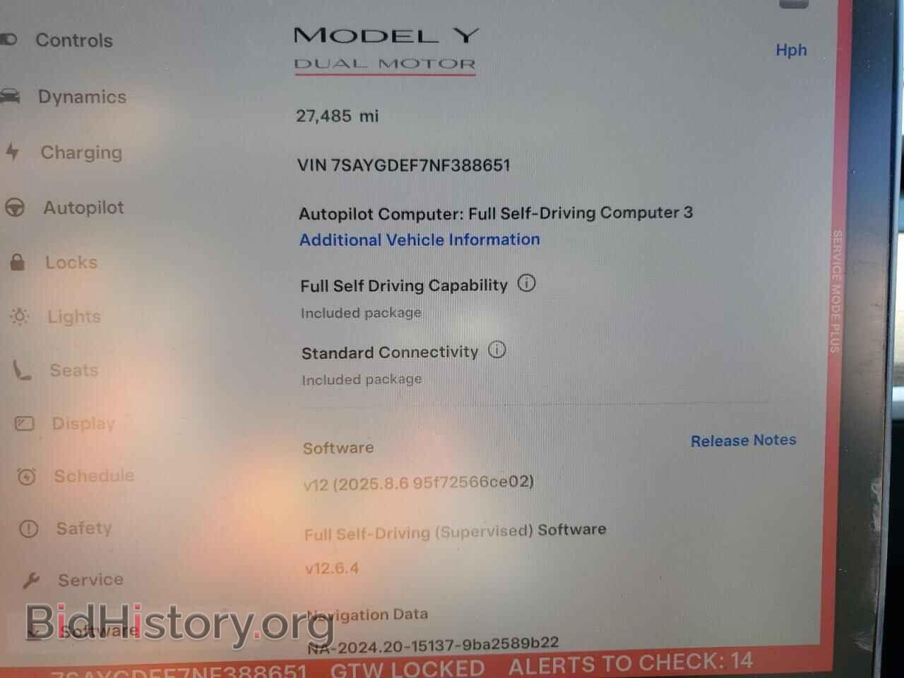 2022 TESLA MODEL Y - VIN: 7SAYGDEF7NF388651 - Фото 9