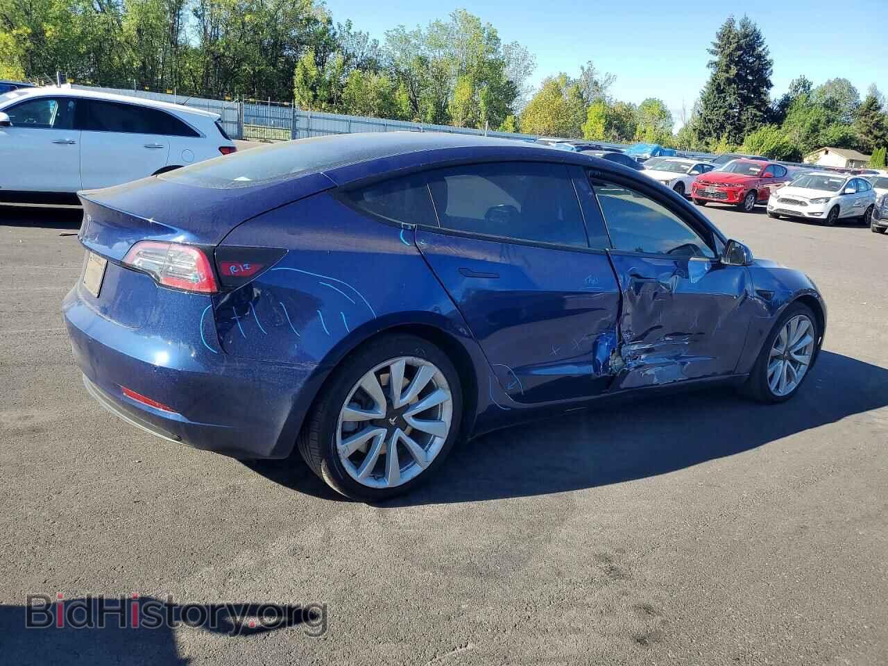 2022 TESLA MODEL 3 - VIN: 5YJ3E1EA8NF372300 - Фото 3