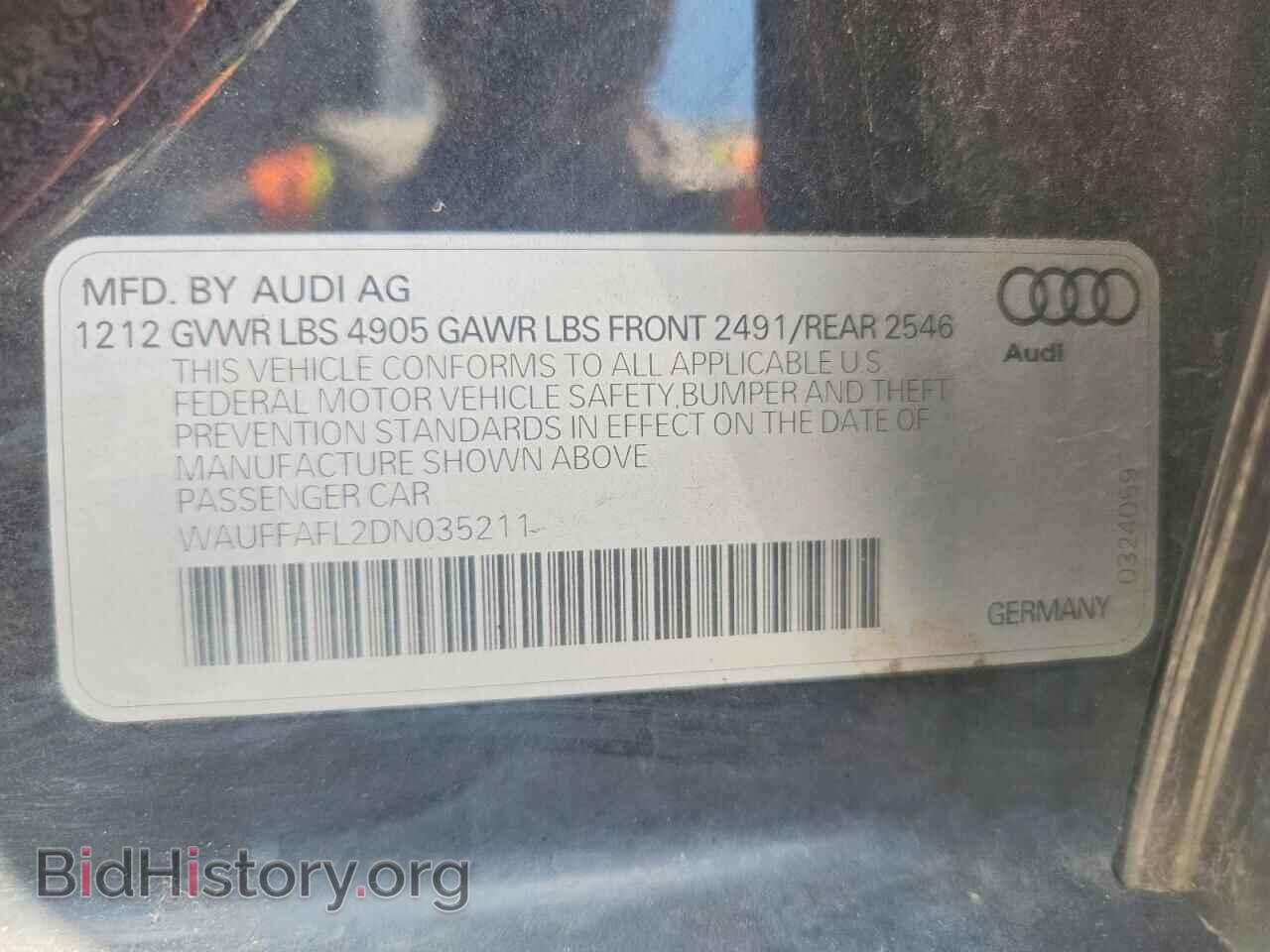 2013 AUDI A4 - VIN: WAUFFAFL2DN035211 - Photo 12