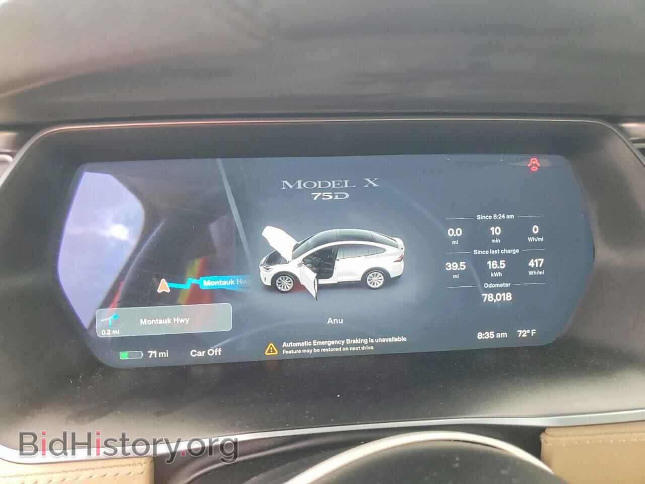 2017 TESLA MODEL X - VIN: 5YJXCDE25HF035640 - Фото 9