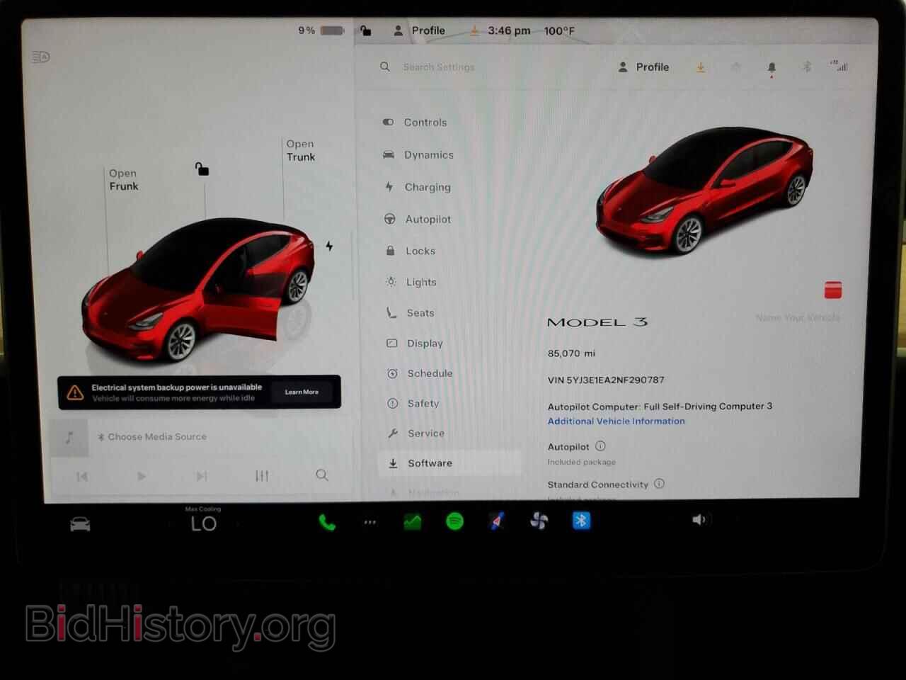 2022 TESLA MODEL 3 - VIN: 5YJ3E1EA2NF290787 - Photo 9