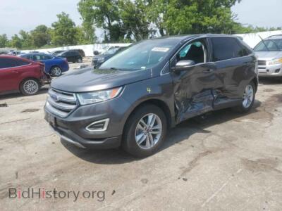 2018 Ford EDGE SEL, серый — VIN 2FMPK3J90JBC27787, Copart