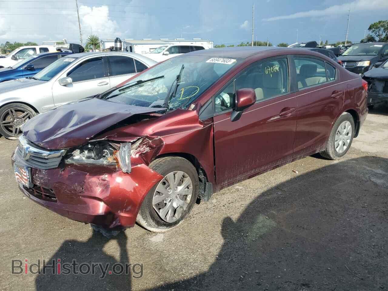 Фотография 19XFB2F5XCE077635 - HONDA CIVIC 2012