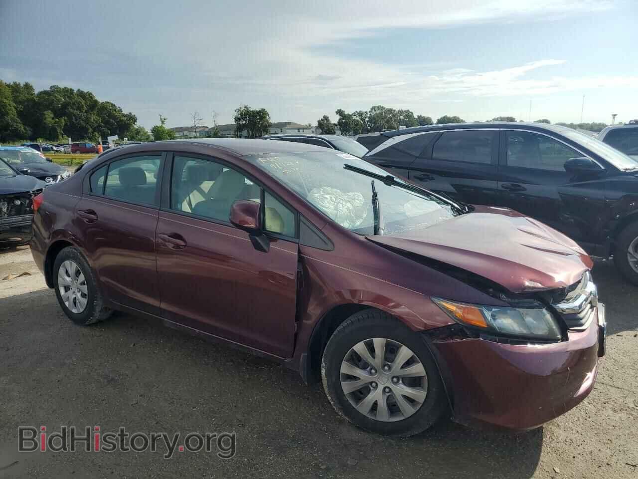 2012 HONDA CIVIC - VIN: 19XFB2F5XCE077635 - Фото 4