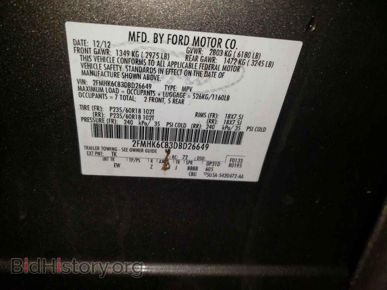 2013 FORD FLEX - VIN: 2FMHK6C83DBD26649 - Photo 10