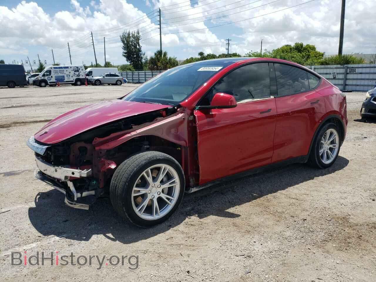 Photo 5YJYGDED7MF106471 - TESLA MODEL Y 2021