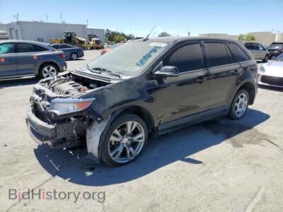 2013 Ford EDGE SEL, черный — VIN 2FMDK3J94DBC85795, Copart