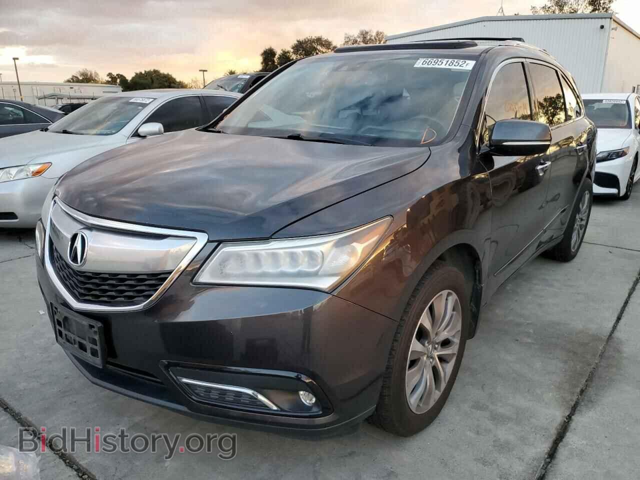 2014 ACURA MDX - VIN: 5FRYD4H66EB017948 - Фото 2