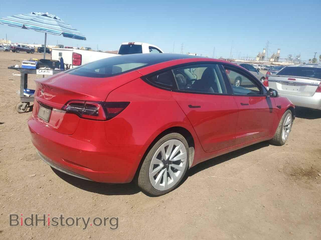 2022 TESLA MODEL 3 - VIN: 5YJ3E1EA2NF192004 - Фото 3