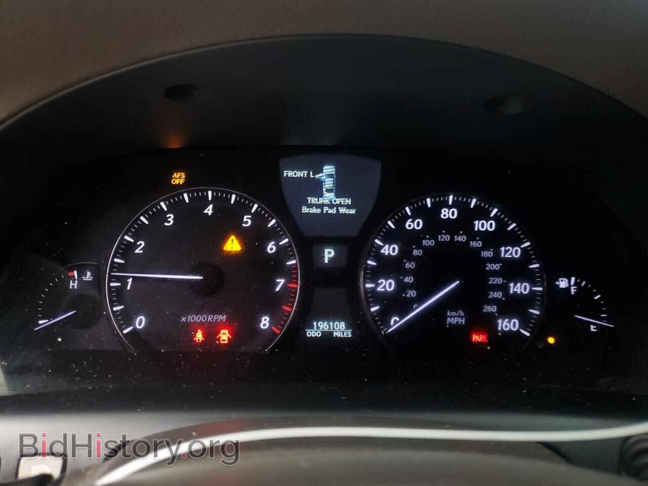 2011 LEXUS LS460 - VIN: JTHCL5EF9B5012103 - Фото 9