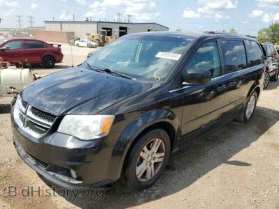 2012 Dodge CARAVAN Crew, черный — VIN 2C4RDGDG6CR215615, Copart